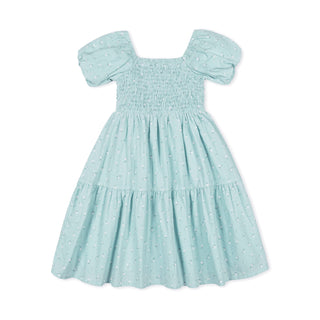 Smocked Bubble Sleeve Dress - Glamourous Grace