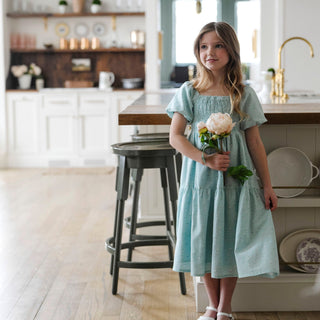 Smocked Bubble Sleeve Dress - Glamourous Grace