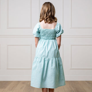 Smocked Bubble Sleeve Dress - Glamourous Grace