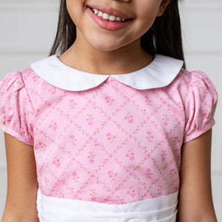 Organic Sateen Peter Pan Collar Dress - Glamourous Grace