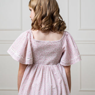 Organic Smocked Bell Sleeve Dress - Glamourous Grace