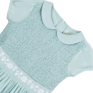 Organic Puff Sleeve Smocked Party Dress - Glamourous Grace
