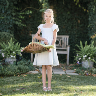 Organic Sateen Flower Girl Dress - Glamourous Grace