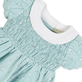 Linen Ruffle Collar Dress - Glamourous Grace