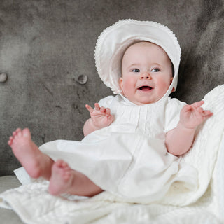Special Occasion Linen Pintuck Dress - Glamourous Grace