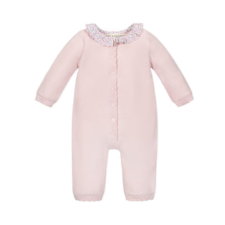 Organic Ruffle Collar Sweater Romper - Glamourous Grace