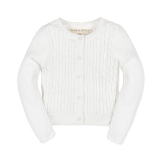 Organic Cable Cardigan Sweater - Baby - Glamourous Grace