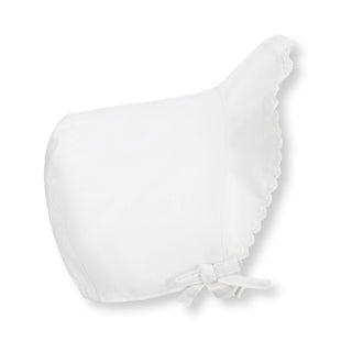 Brimmed Linen Bonnet - Glamourous Grace