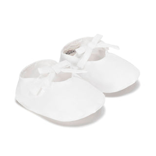 Linen Bow Soft Shoe - By Baano
