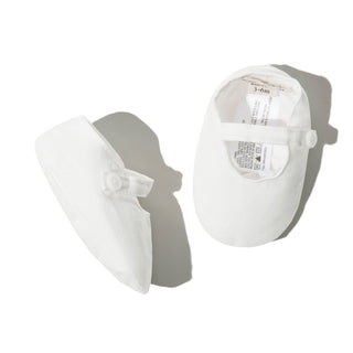 Linen Button Strap Soft Shoe - By Baano