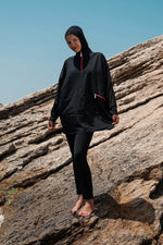 Woven Black Burkini Modest Swimwear M2275 Marina Modest