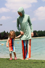 Lycra Green Burkini Modest Swimwear M2227 - By Baano