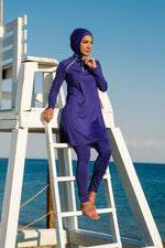 Lycra Navy Burkini Modest Swimwear M2233 - By Baano