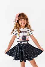 Black Dotty Spin Skort - By Baano