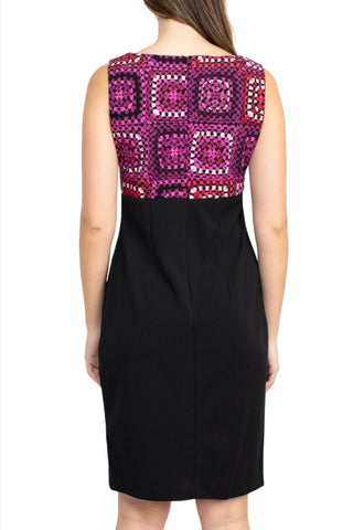 Danny & Nicole Scoop Neck Sleeveless Zipper Back Crepe Dress with Matching Jacket - Glamourous Grace