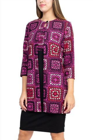 Danny & Nicole Scoop Neck Sleeveless Zipper Back Crepe Dress with Matching Jacket - Glamourous Grace