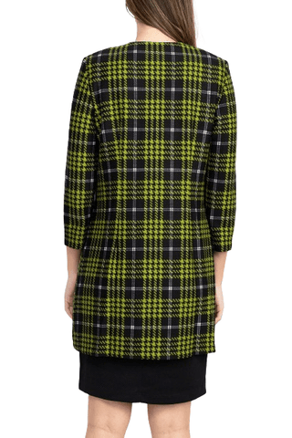 Danny & Nicole Scoop Neck Sleeveless Zipper Back Multi Print Knit Dress with Matching Jacket - Glamourous Grace