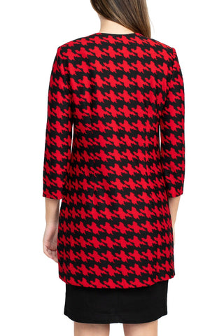 Danny & Nicole Scoop Neck Sleeveless Zipper Back Multi Print Knit Dress with Matching Jacket - By Baano