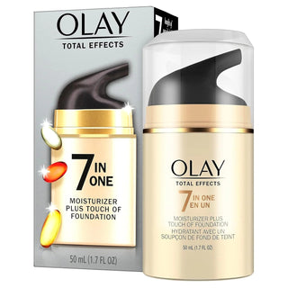 Olay Moisturizer Plus Touch Of Foundation, 7 In One 1.7 Fl Oz