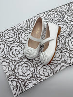 Camille- White Leather Mary Jane Shoes
