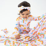 The SoftKnot Bow | Here Comes the Sunshine (Pink)