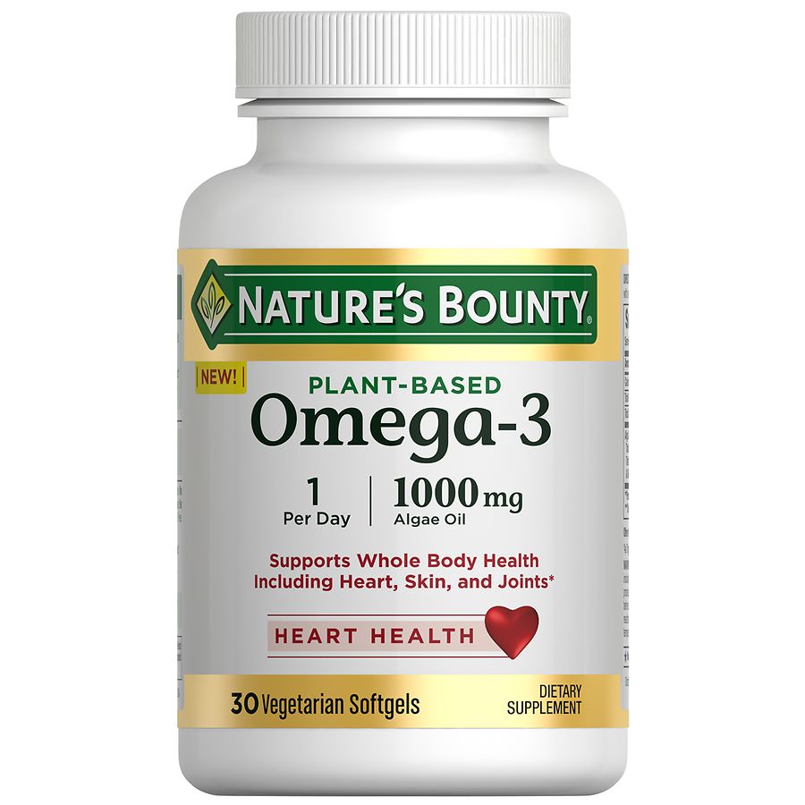 Nature's Bounty Plant Base Omega 3 Algae Oil
