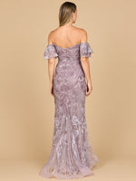 Lara 28884- Off Shoulder Mermaid Lace Gown