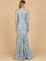 Lara 28885- Mermaid, Long Sleeve Gown