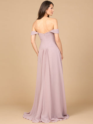 Off Shoulder Chiffon Dress - By Baano