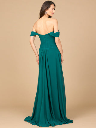 Off Shoulder Chiffon Dress - By Baano