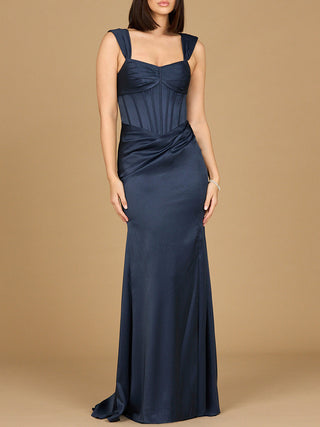 Sleeveless Corset Gown - By Baano