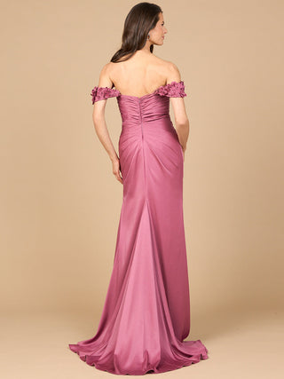 Off Shoulder Crepe Gown - By Baano