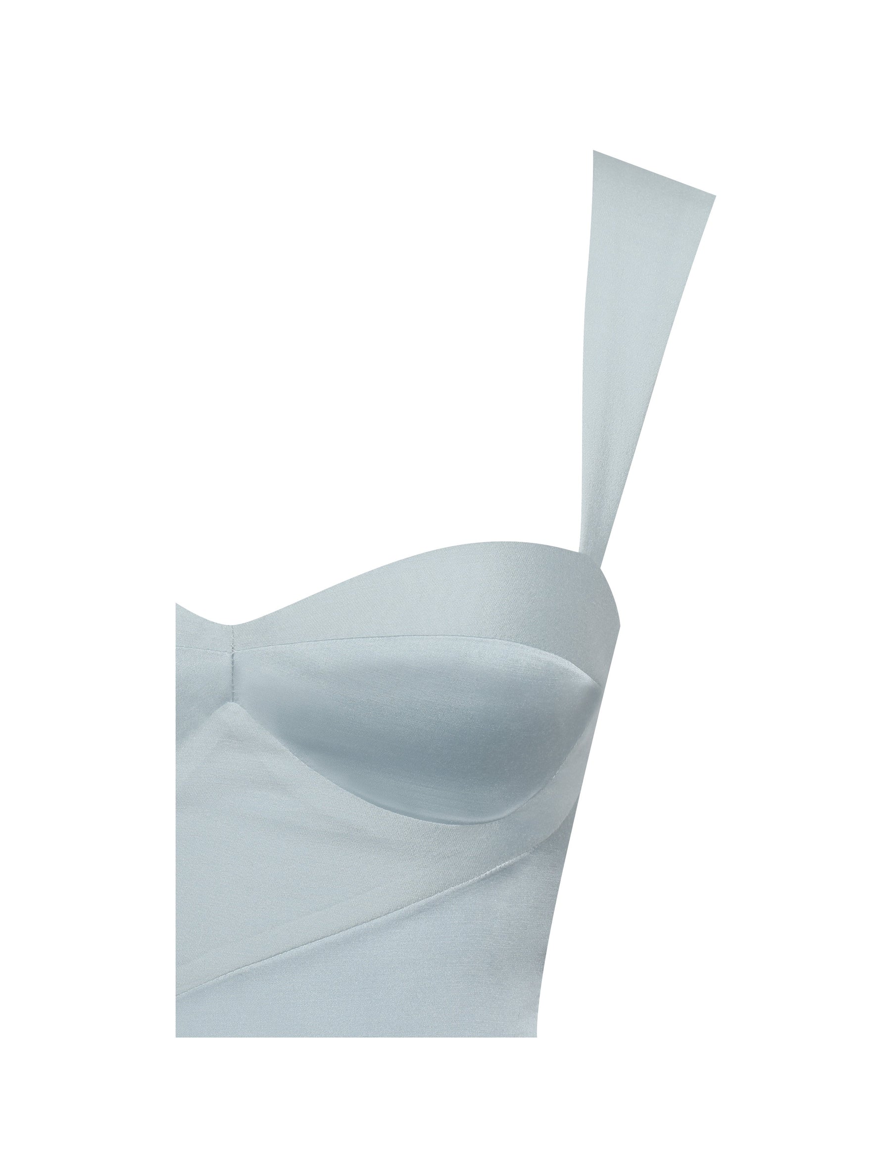 Yaffa Baby Blue Asymmetrical Mini Dress Miss Circle