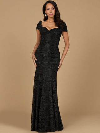 Fitted Lace Mermaid Gown - By Baano