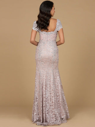Fitted Lace Mermaid Gown - By Baano