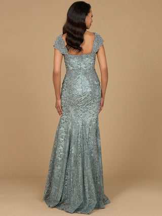 Fitted Lace Mermaid Gown - By Baano