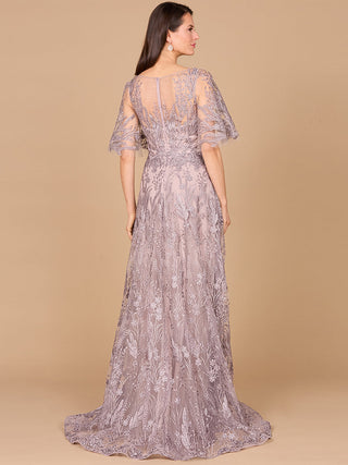 Modest, Cape Sleeve A-line Gown - By Baano