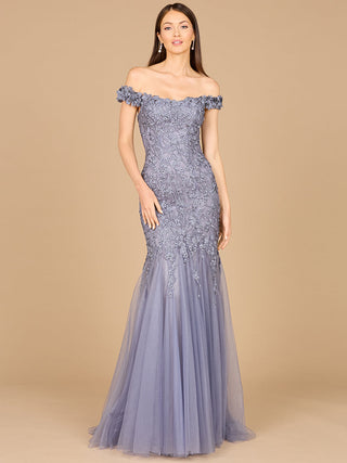 Off Shoulder Mermaid Gown - By Baano