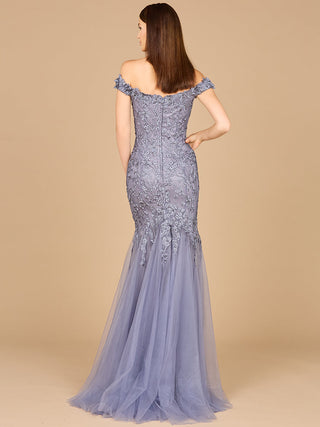 Off Shoulder Mermaid Gown - By Baano