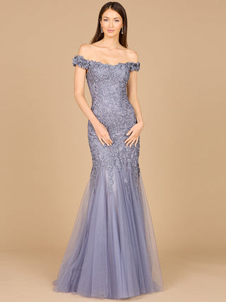 Off Shoulder Mermaid Gown - By Baano
