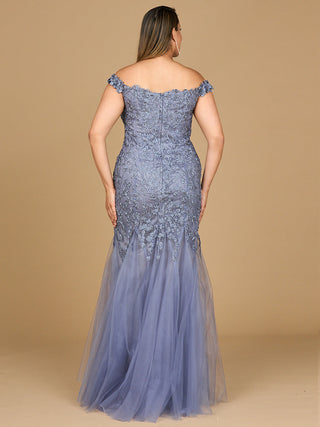 Off Shoulder Mermaid Gown - By Baano