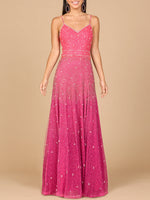 Ombre Beaded Gown  - OUTLET - By Baano
