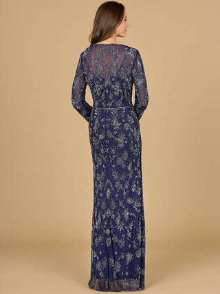 Sheath Gown with Long Sleeve Jacket - By Baano