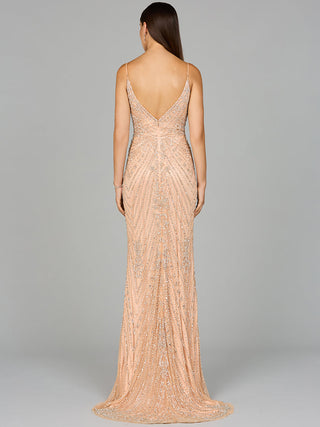 Spaghetti Strap Beaded Dress - By Baano
