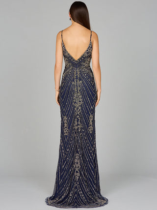 Spaghetti Strap Beaded Dress - By Baano