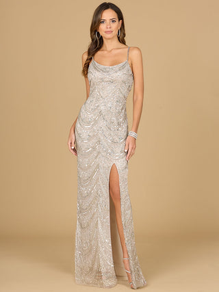 Scoop Neck Beaded Dress - By Baano