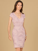 Cap Sleeve Cocktail Gown  - OUTLET - By Baano