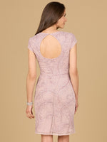 Cap Sleeve Cocktail Gown  - OUTLET - By Baano