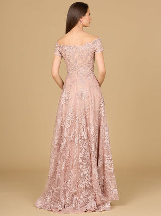 Off Shoulder A-Line Gown - By Baano