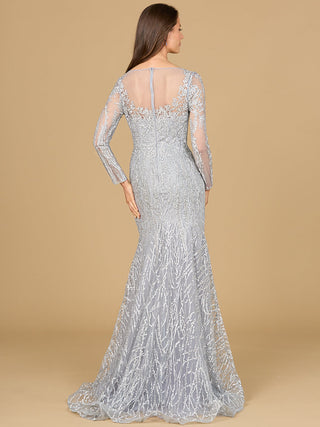 Mermaid, Long Sleeve Lace Gown - By Baano